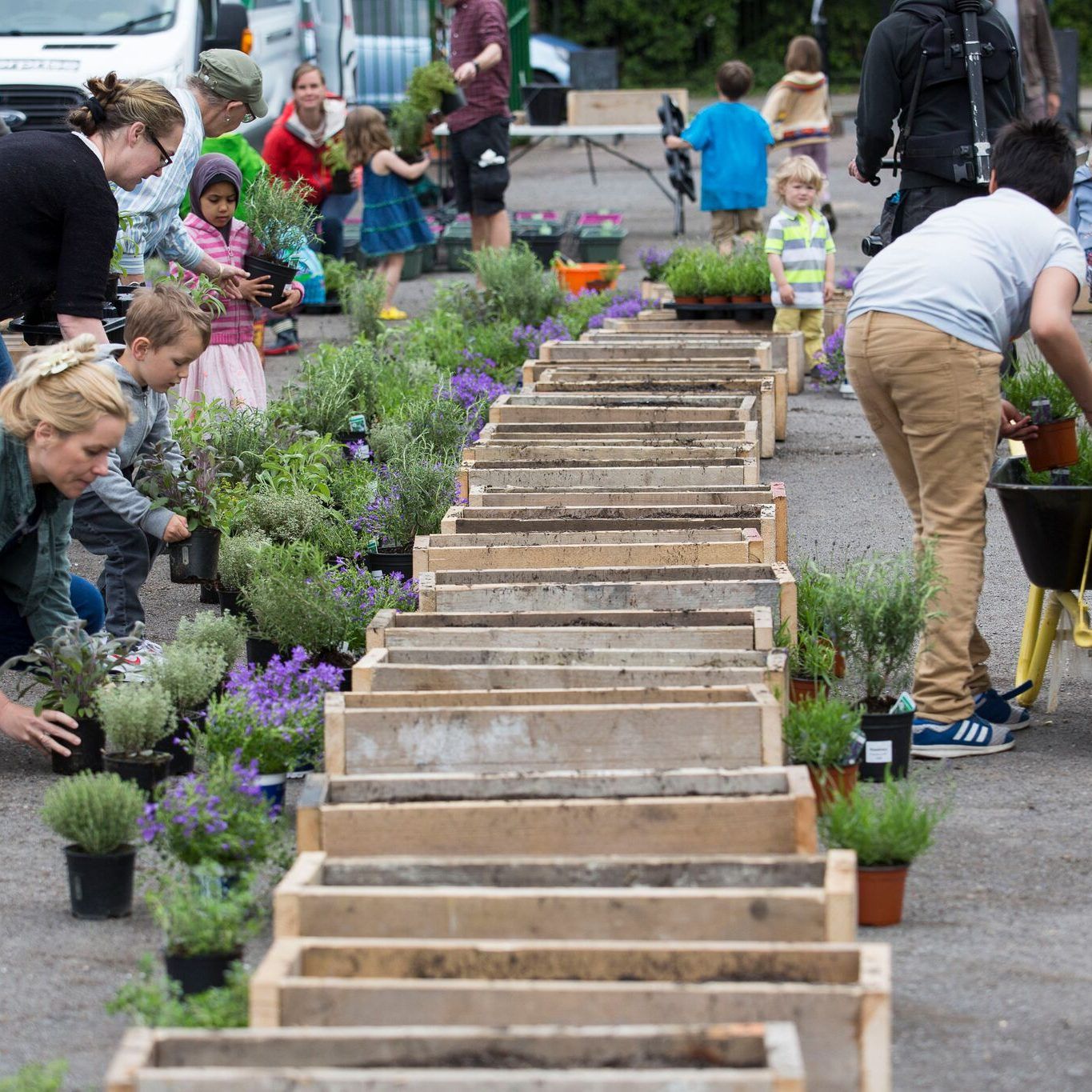 Different Community Garden Plot Designs