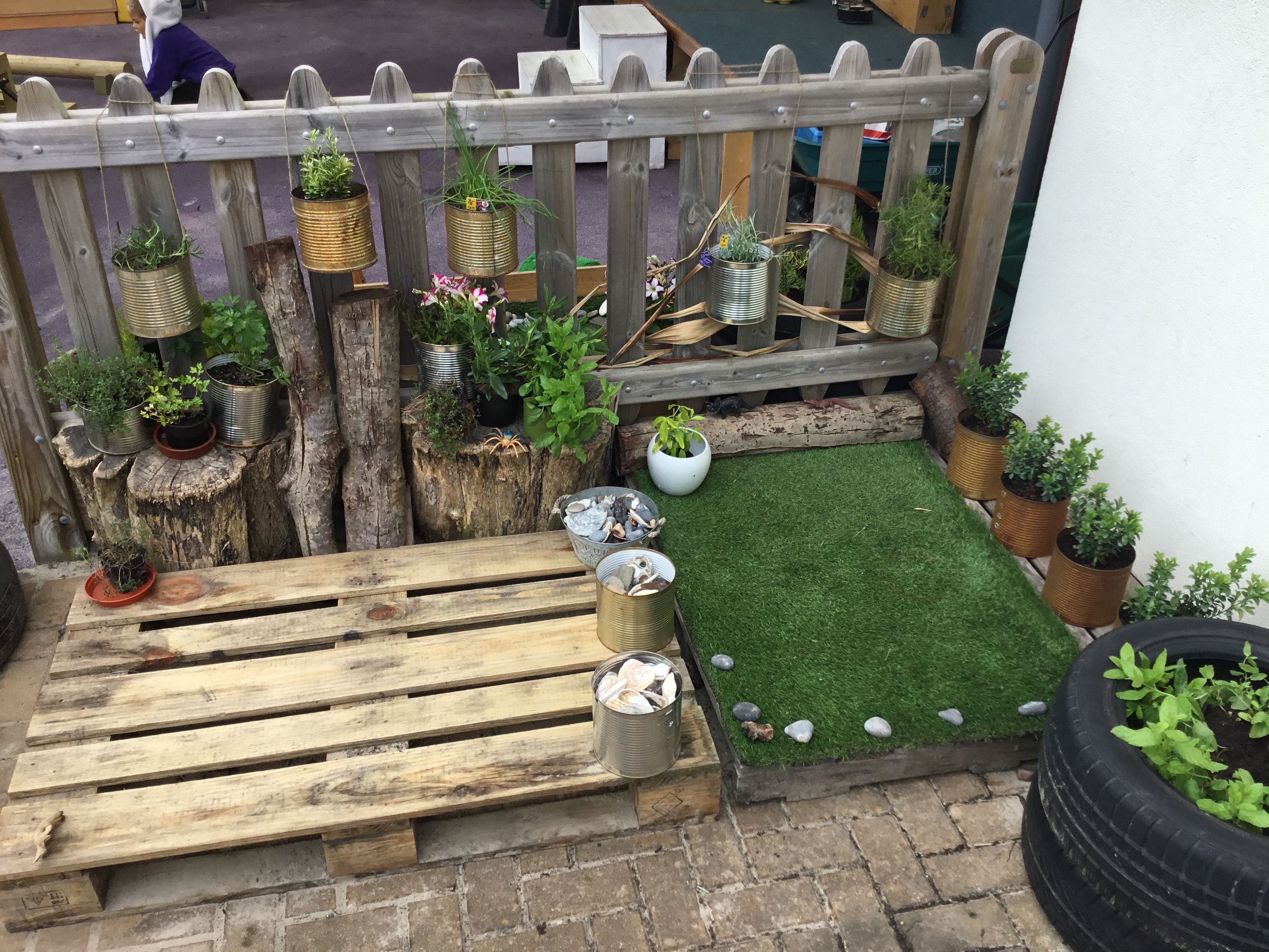 My Wannabe House Preschool Garden