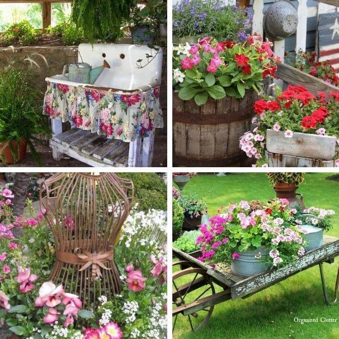 Most Beautiful Vintage Garden Decor Ideas Farm