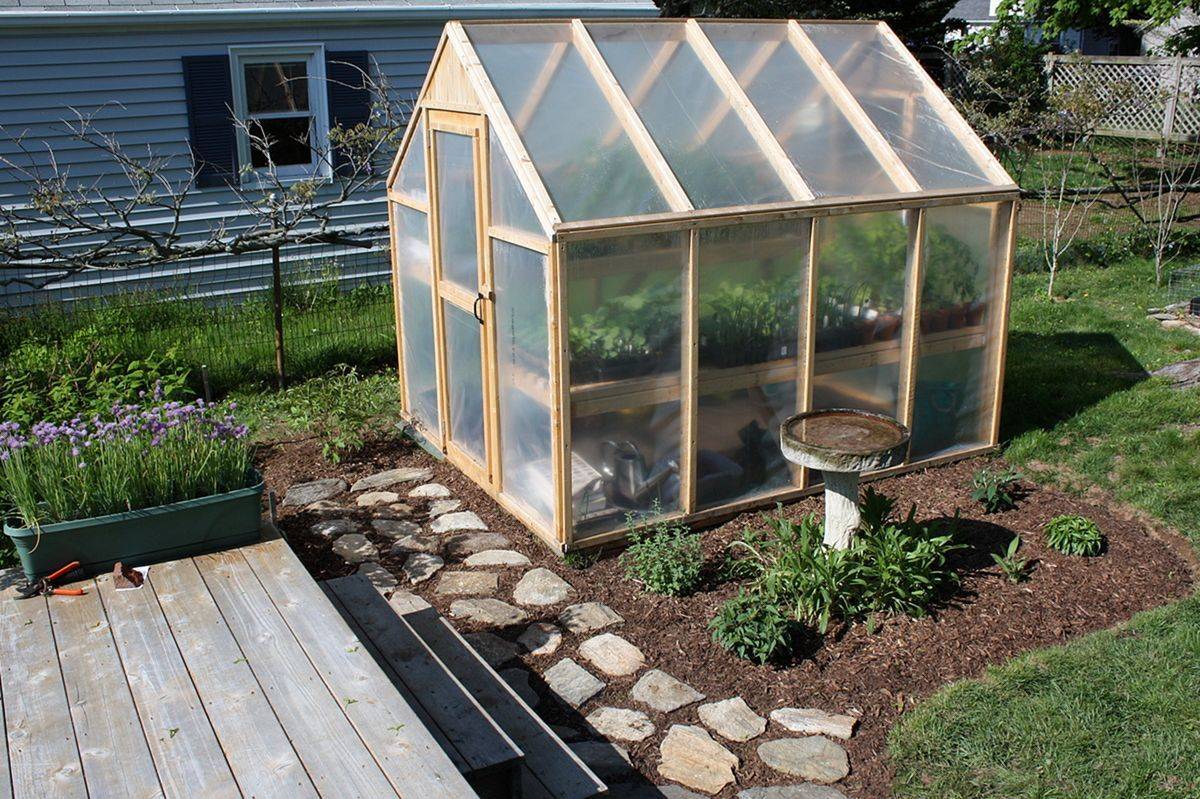 Greenhouse Home Landscaping Ideas Backyard Vegetable Garden