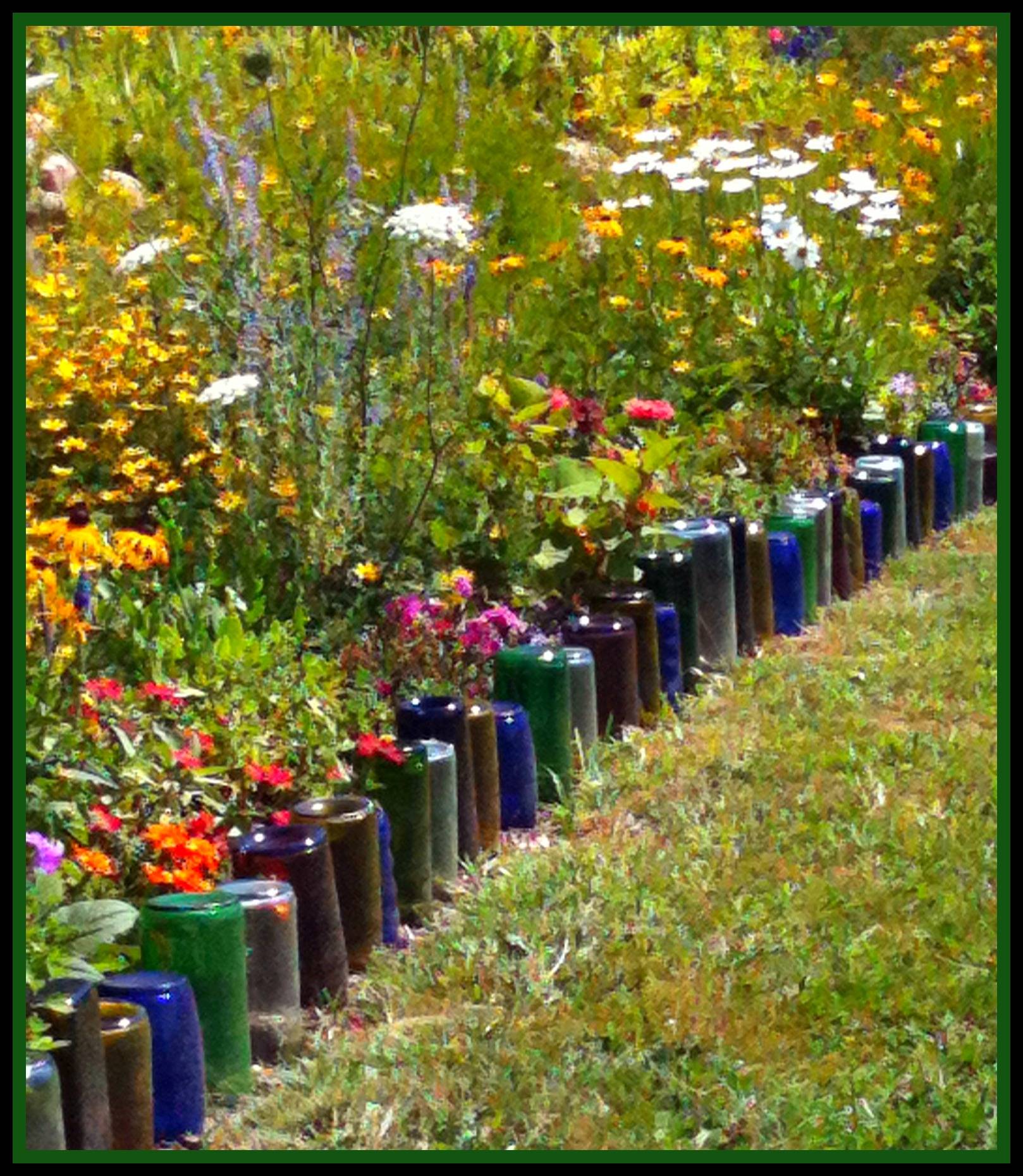 Creative Garden Bed Edging Ideas Projects Instructions