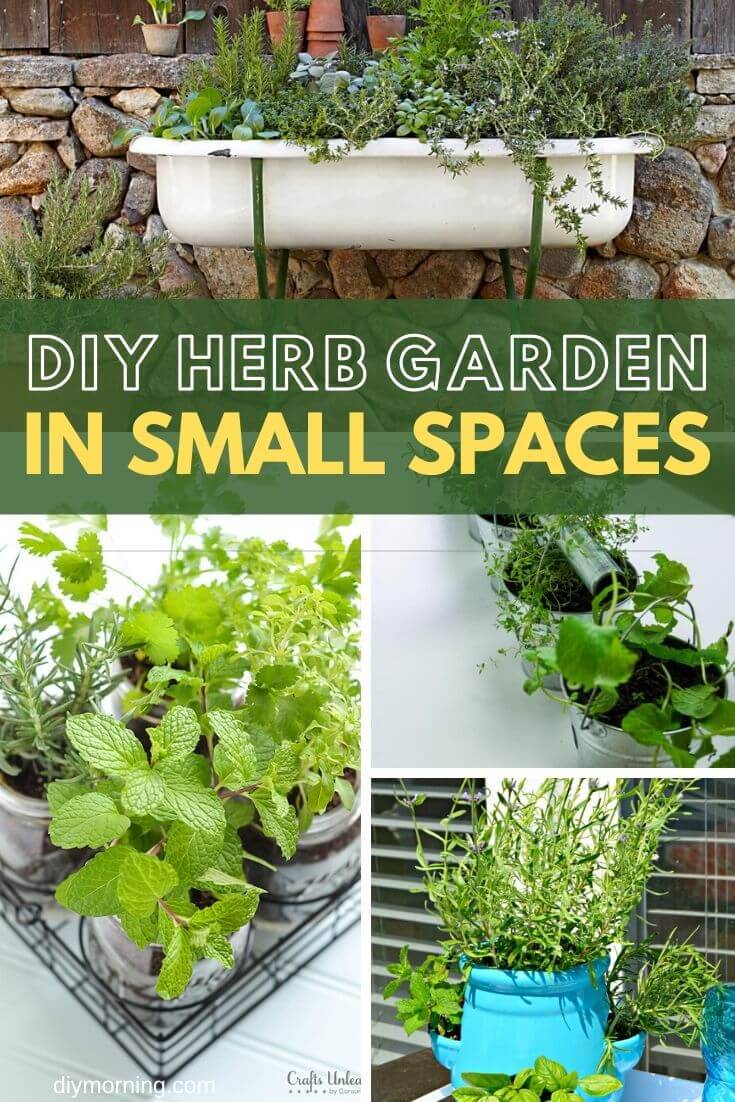 Adorable Diy Container Herb Garden Design Ideas Freshhome