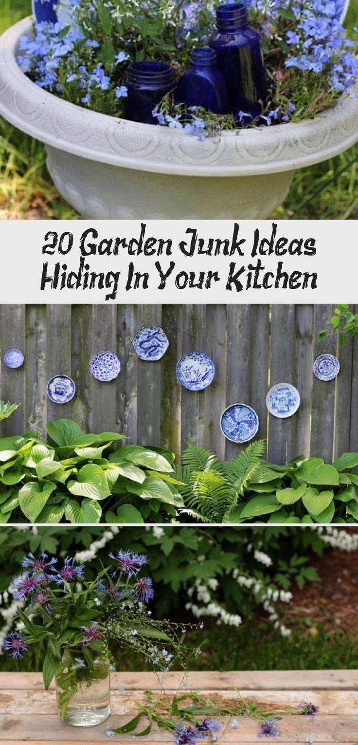 Most Brilliant Garden Junk Repurposed Ideas