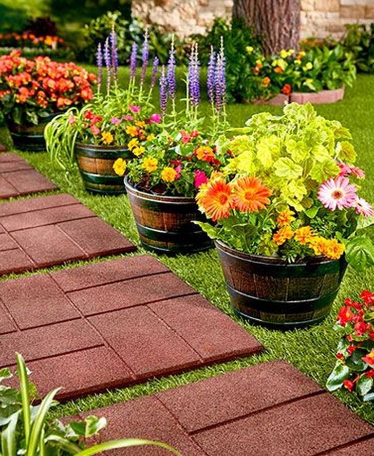 A Patio Flower Container Garden Tips