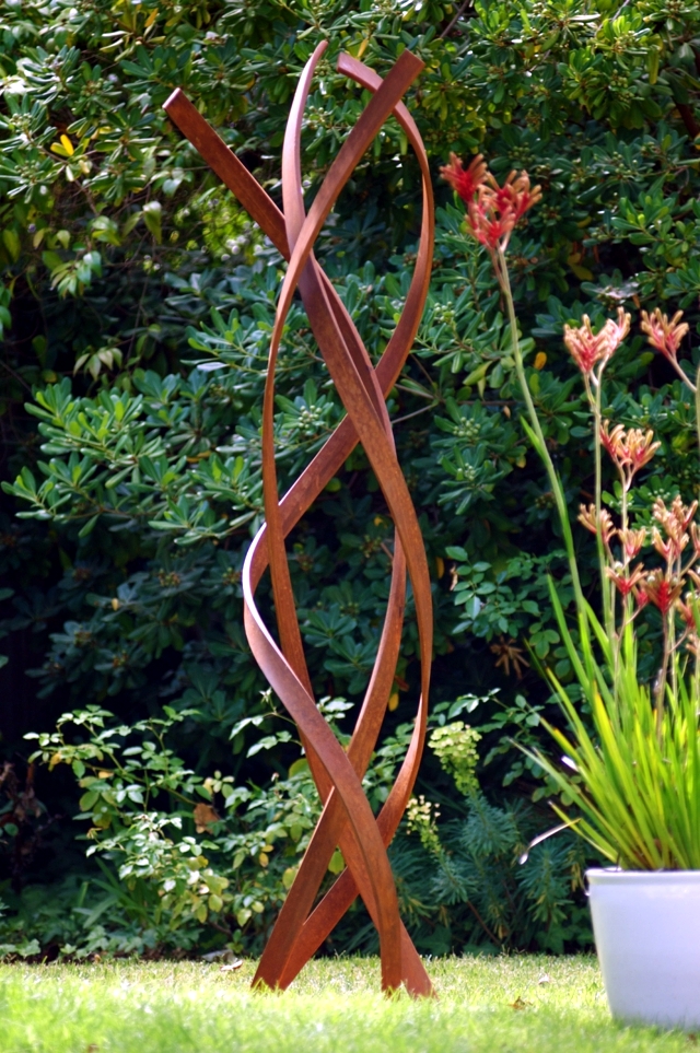 Sunflower Metal Garden Stakes