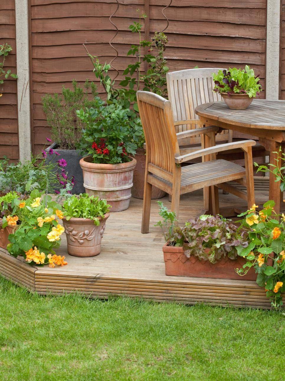 A Patio Flower Container Garden Tips