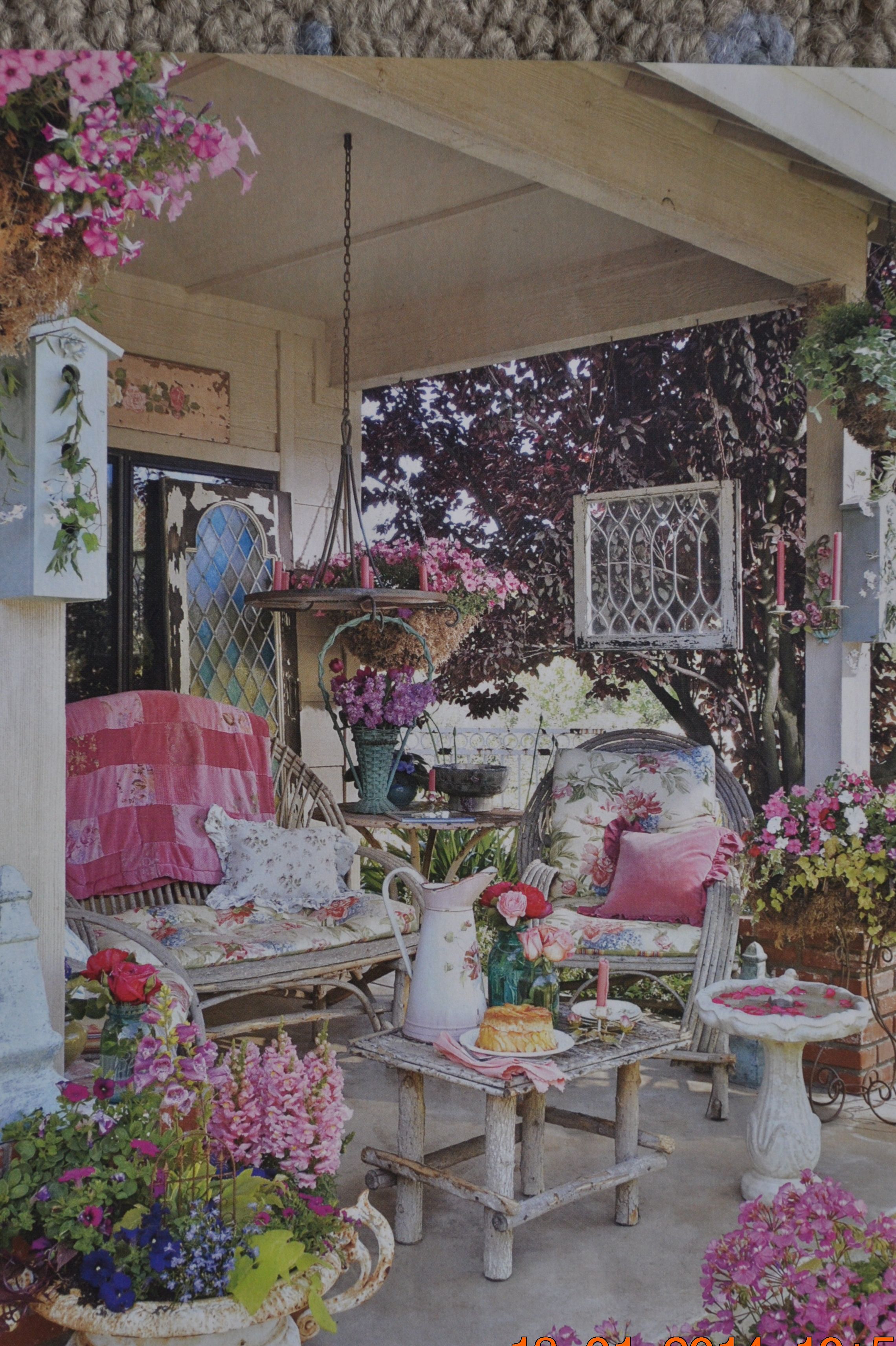 Adorable Shabby Chic Garden Decoration Ideas Matchnesscom