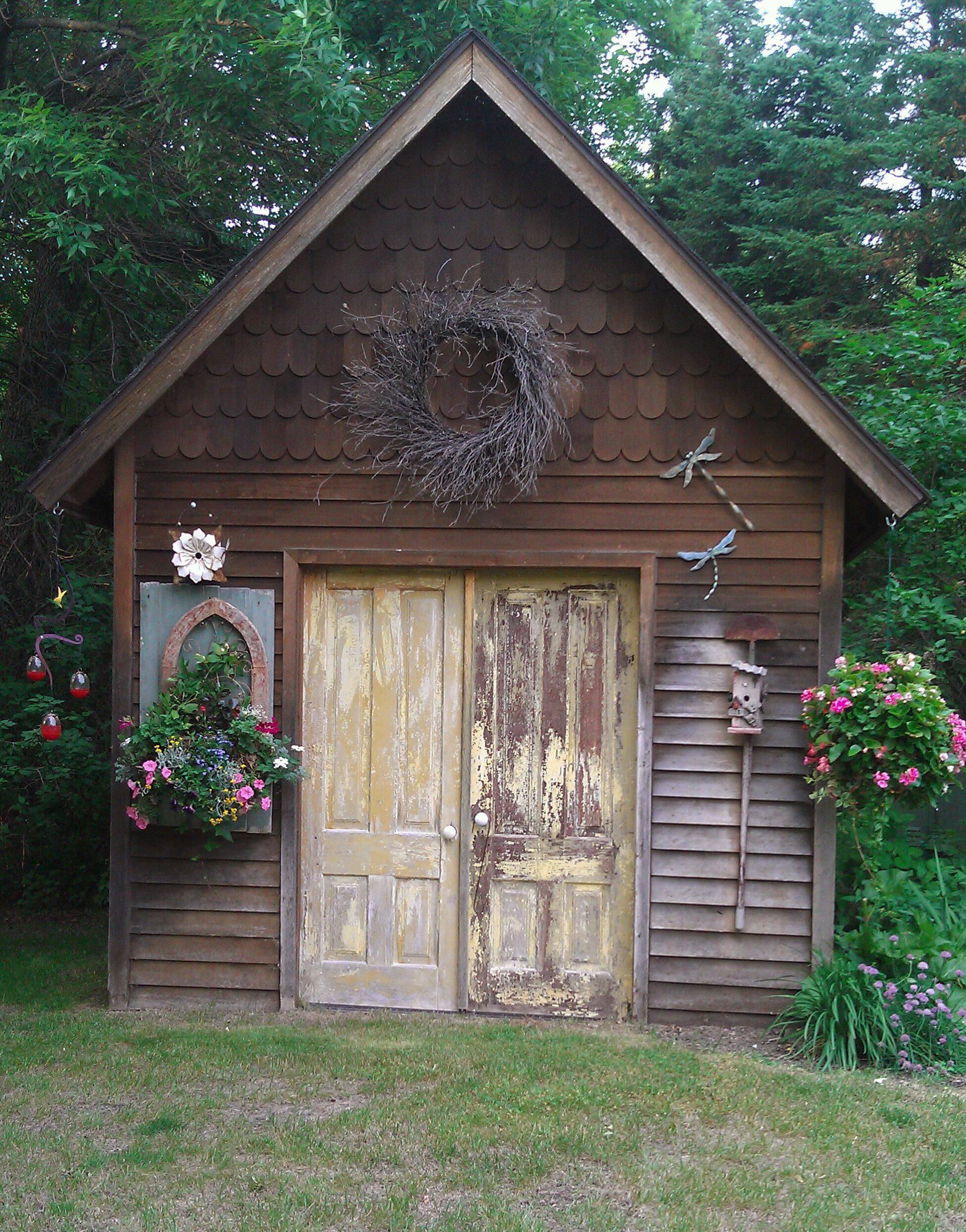 21 Rustic Garden Shed Decor Ideas Worth to Check SharonSable