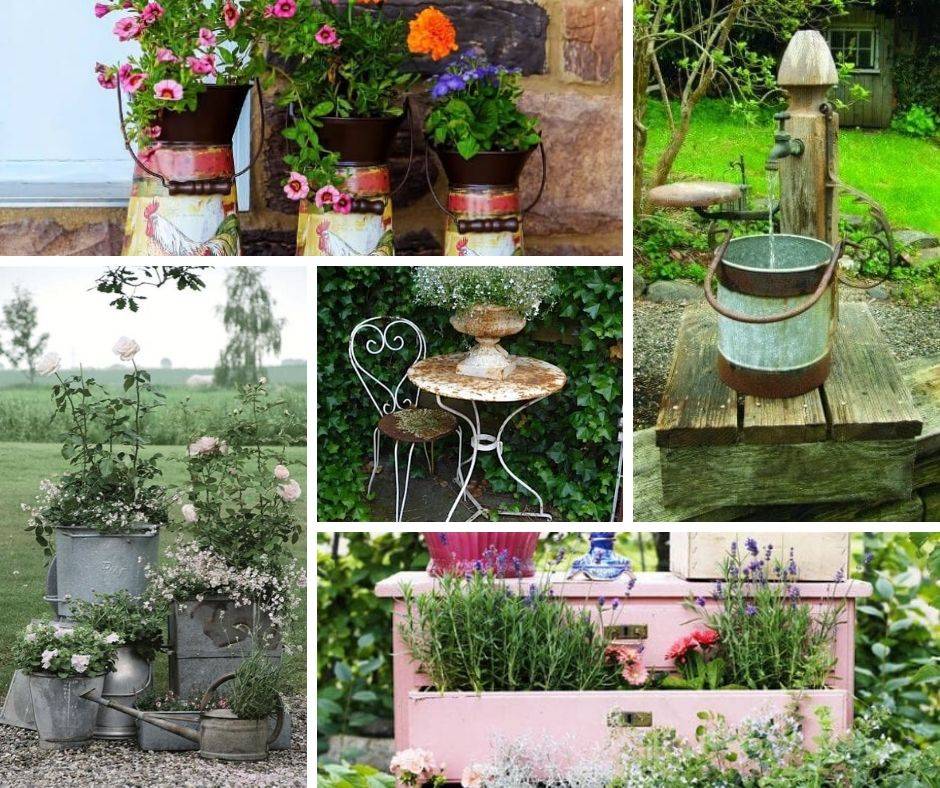 Elegant Vintage Yard Decorating Ideas Rustic Garden Design