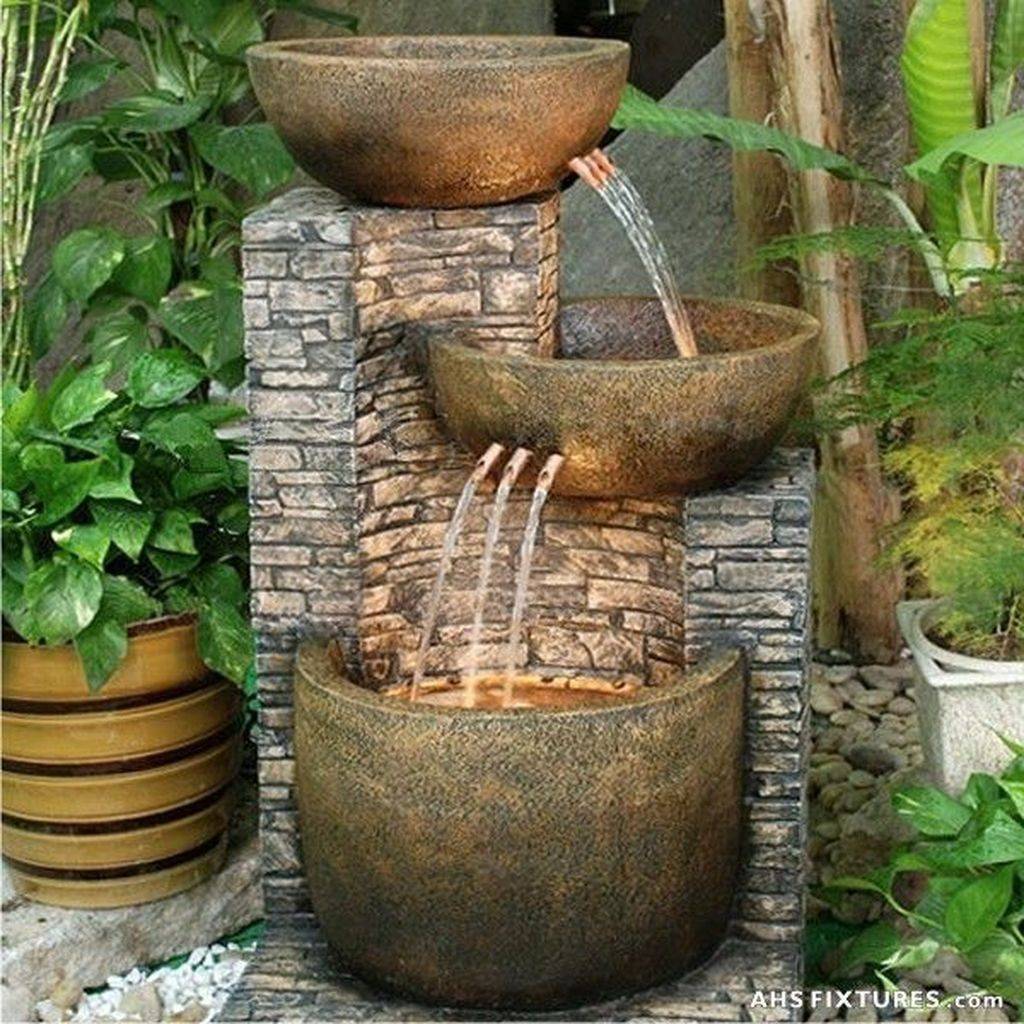 Most Clever Rock Fountain Ideas