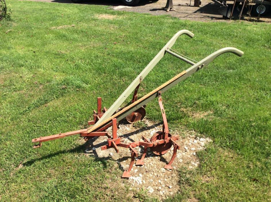 Vintage Garden Hand Tiller Push Cultivator Rustic Farm Decor