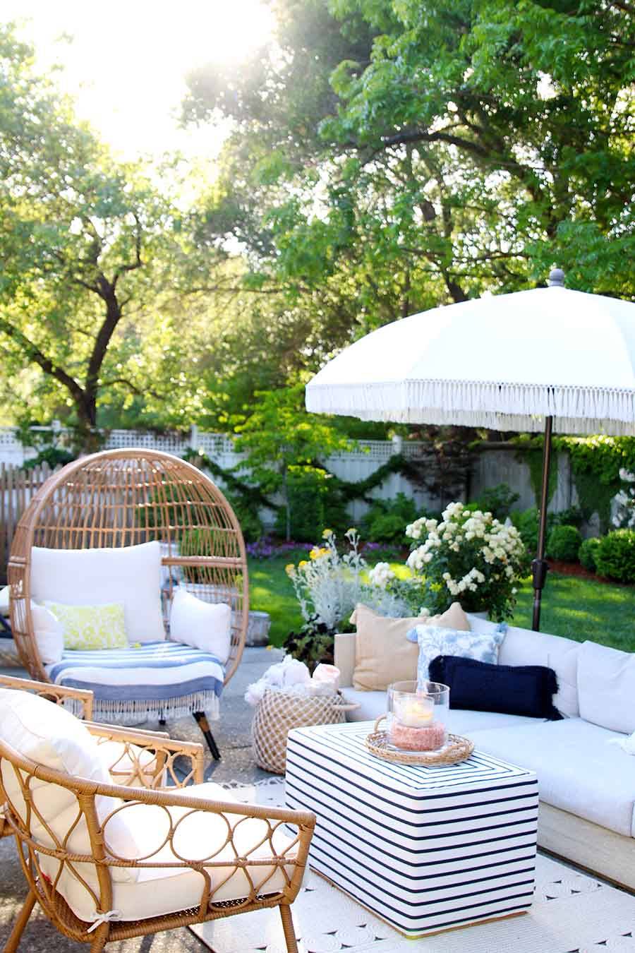 Outdoor Living Summer Patio Decorating Ideas Clean