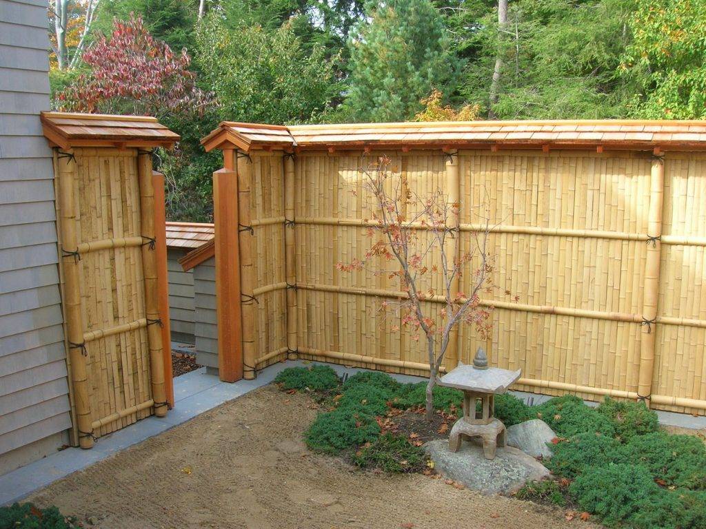 Bamboo Garden Border Fence Edging