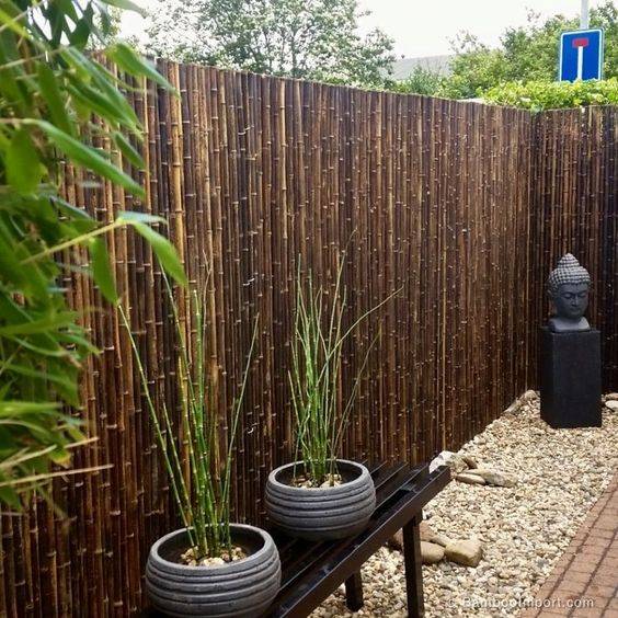 Gloriousbamboofencedecoratingideasforlandscapetropicaldesign