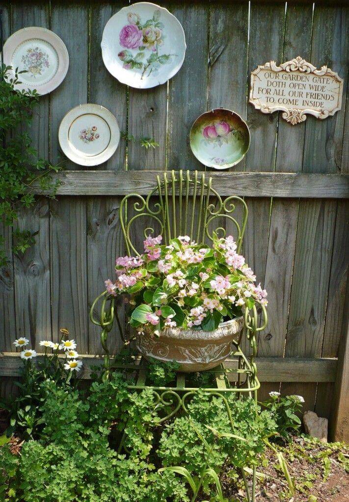 Stunning Shabby Chic Vintage Garden Decor