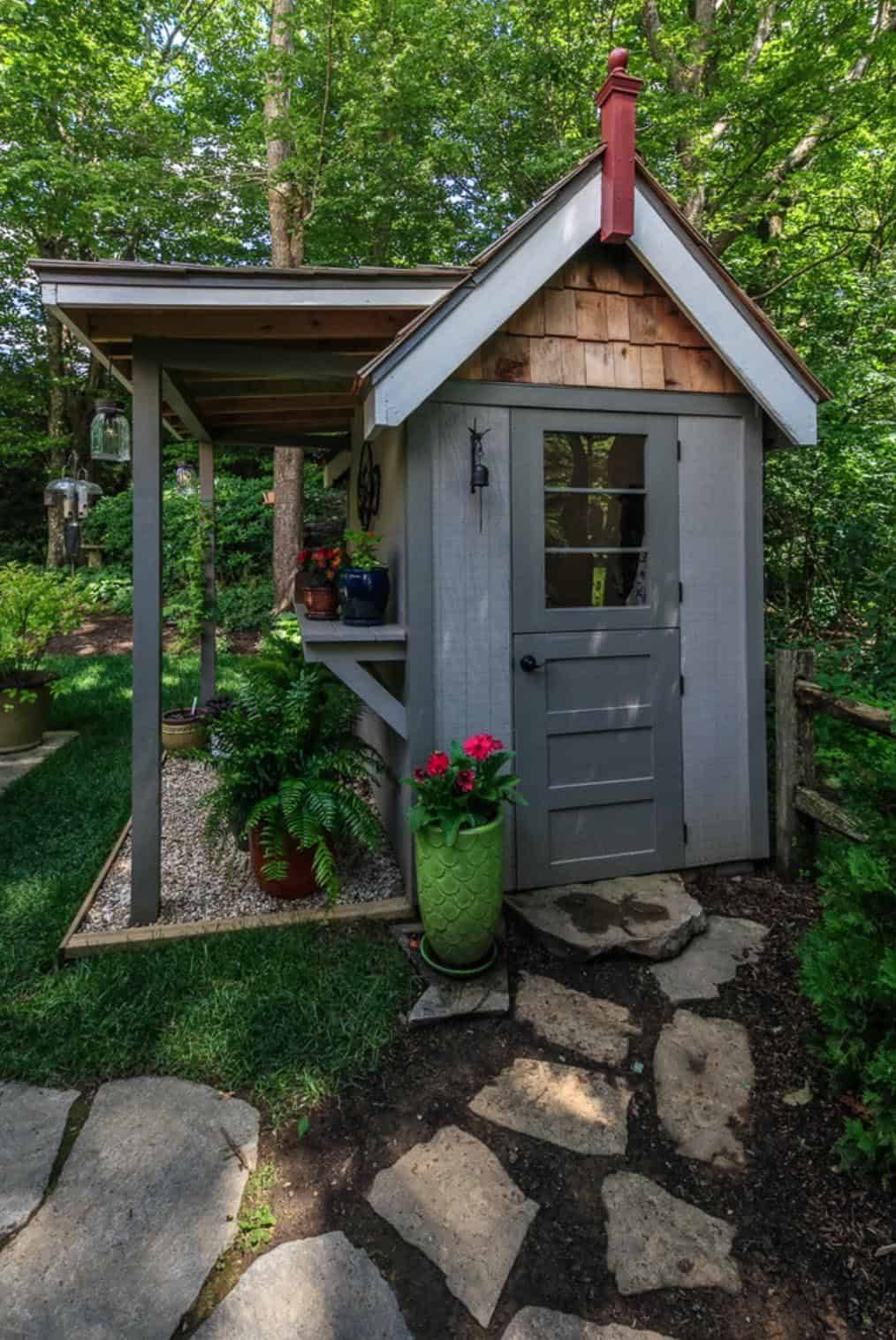 Unusual Small Backyard Ideas Cottage Garden Backyard Shed Makeover