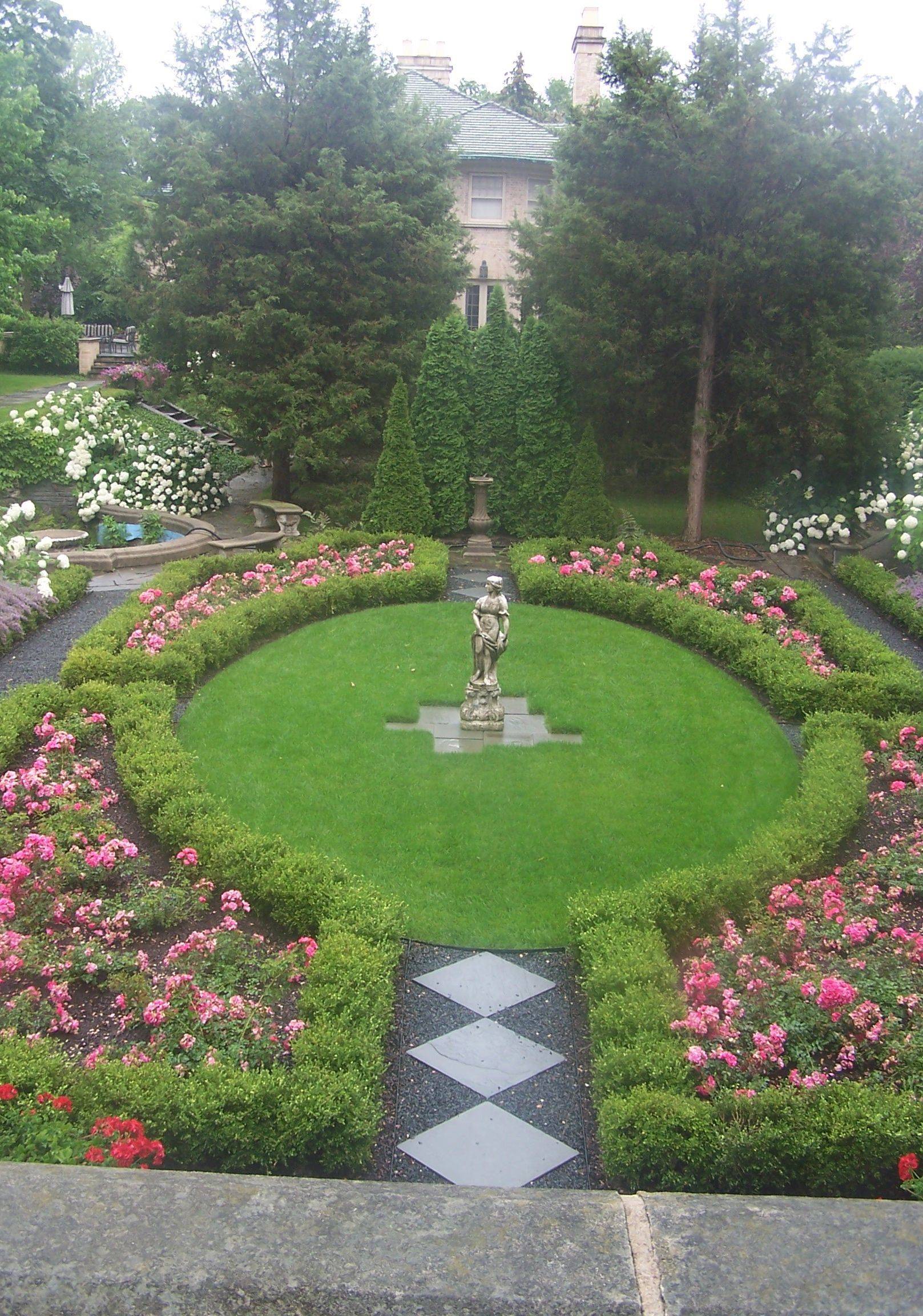 House Beautiful Rose Garden Landscape