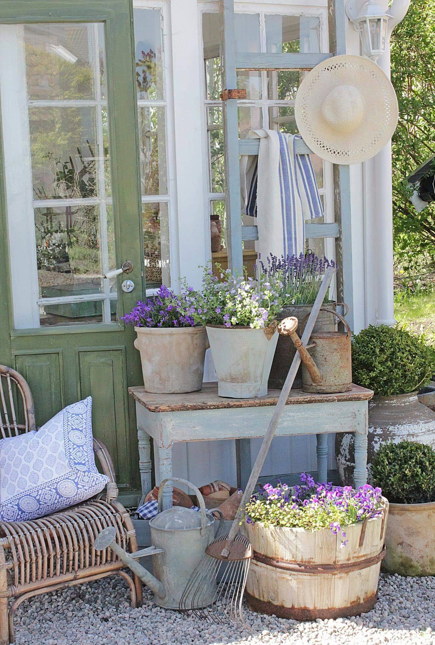 Shabby Chic Bohemian Garden Ideas Gardens