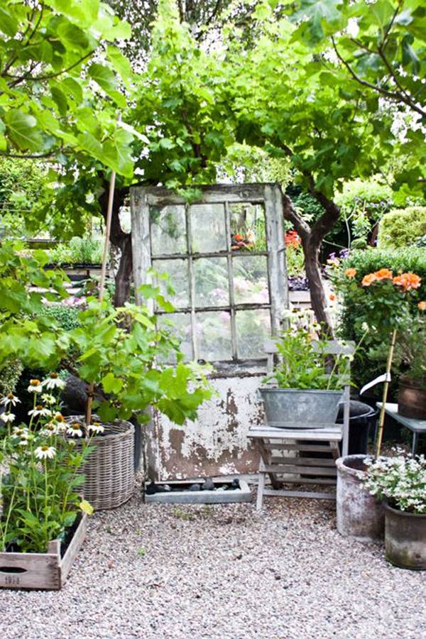 Shabby Chic Bohemian Garden Ideas Gardens Shabby Chic