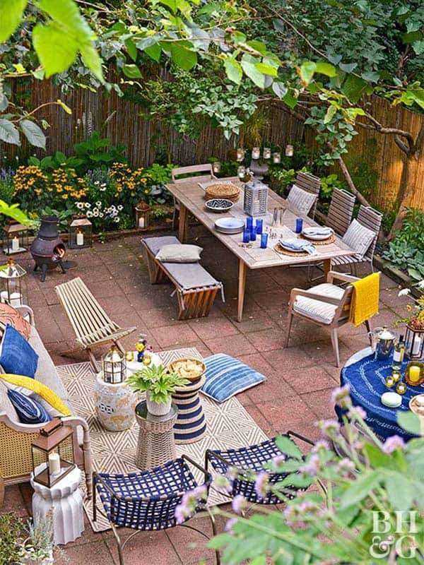 Modern Bohemian Garden Design Ideas
