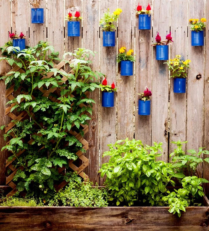 Beautiful Garden Fence Decorating Ideas