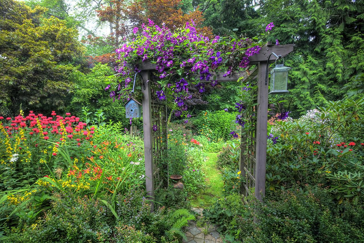 Garden Arch Trellis Kit Wood Arbor Plant Pergola Flowers Support