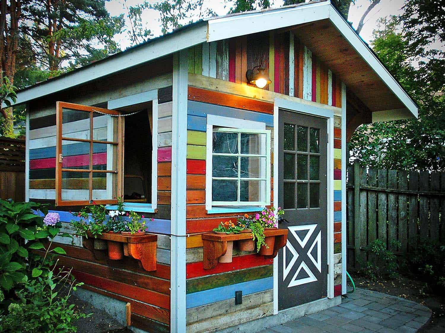 Lovely And Cute Garden Shed Design Ideas