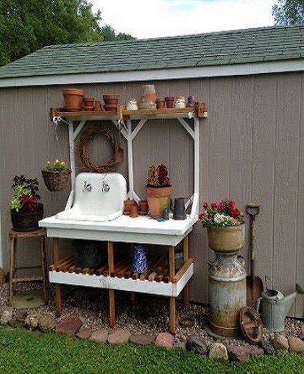 Outdoor Potting Bench