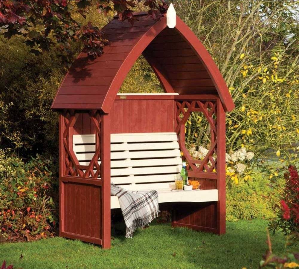 Garden Arbor Bench Design Ideas