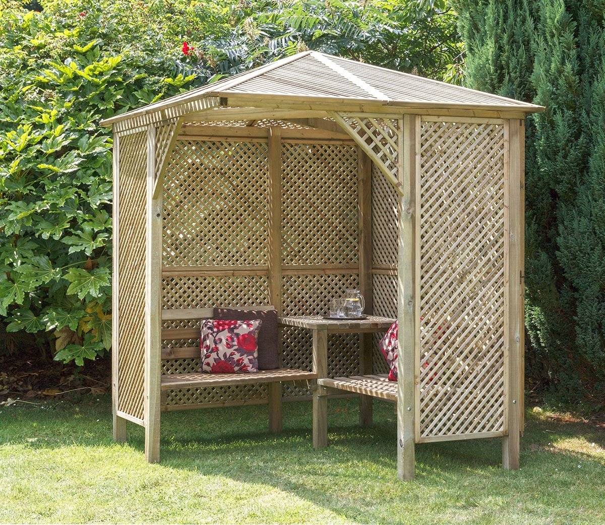 Garden Arbor Bench Design Ideas