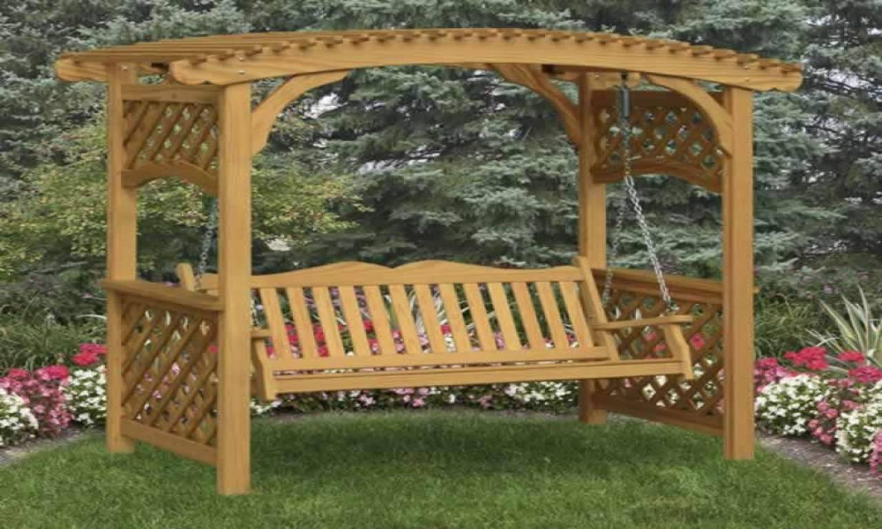 Stained Cedar Pergola