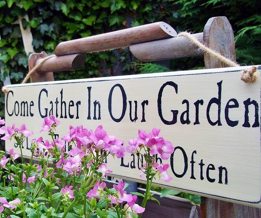 Best Garden Sign Ideas