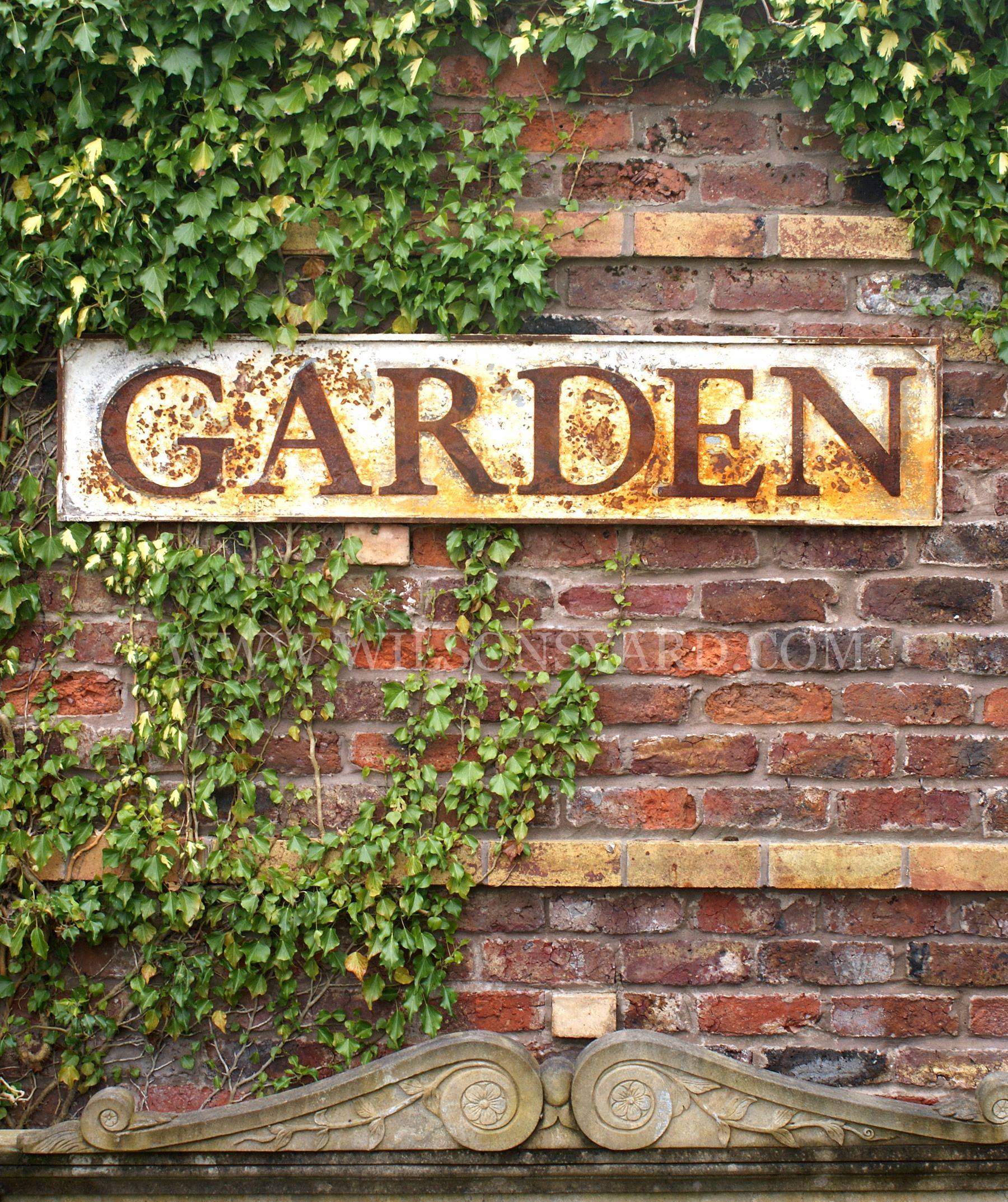 Personalised Vintage Garden Sign