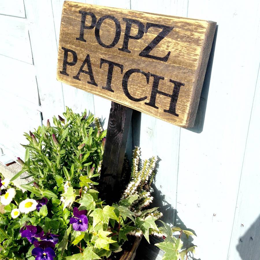 Personalised Vintage Garden Sign