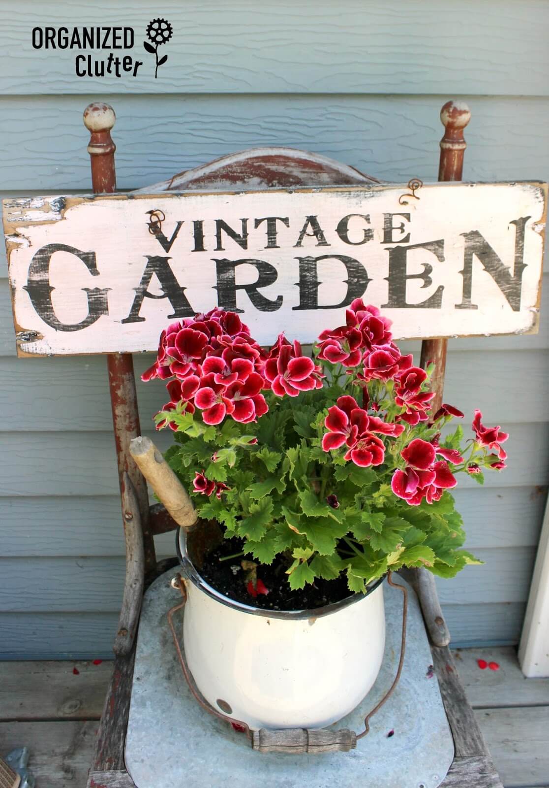 Vintage Solid Wood Garden Signs