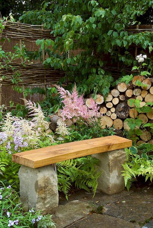 Unique Garden Wheel Bench Ornate Garden