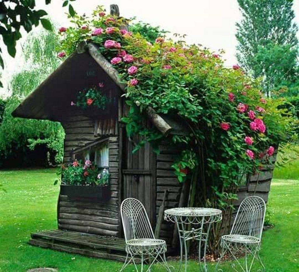 Beautifulbrickgardensheddesign