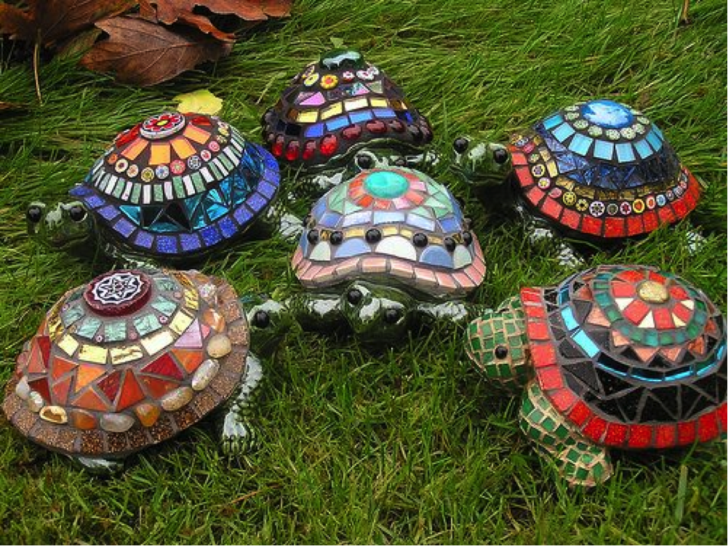 Mosaic Garden Path Ideas