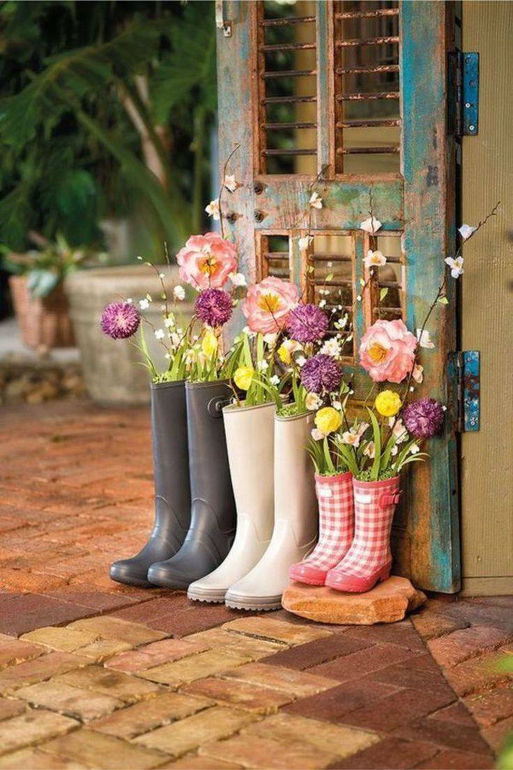 Beautiful Vintage Garden Decor Ideas