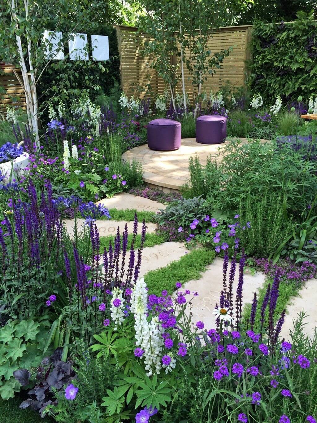 Comfy Flower Garden Design Ideas