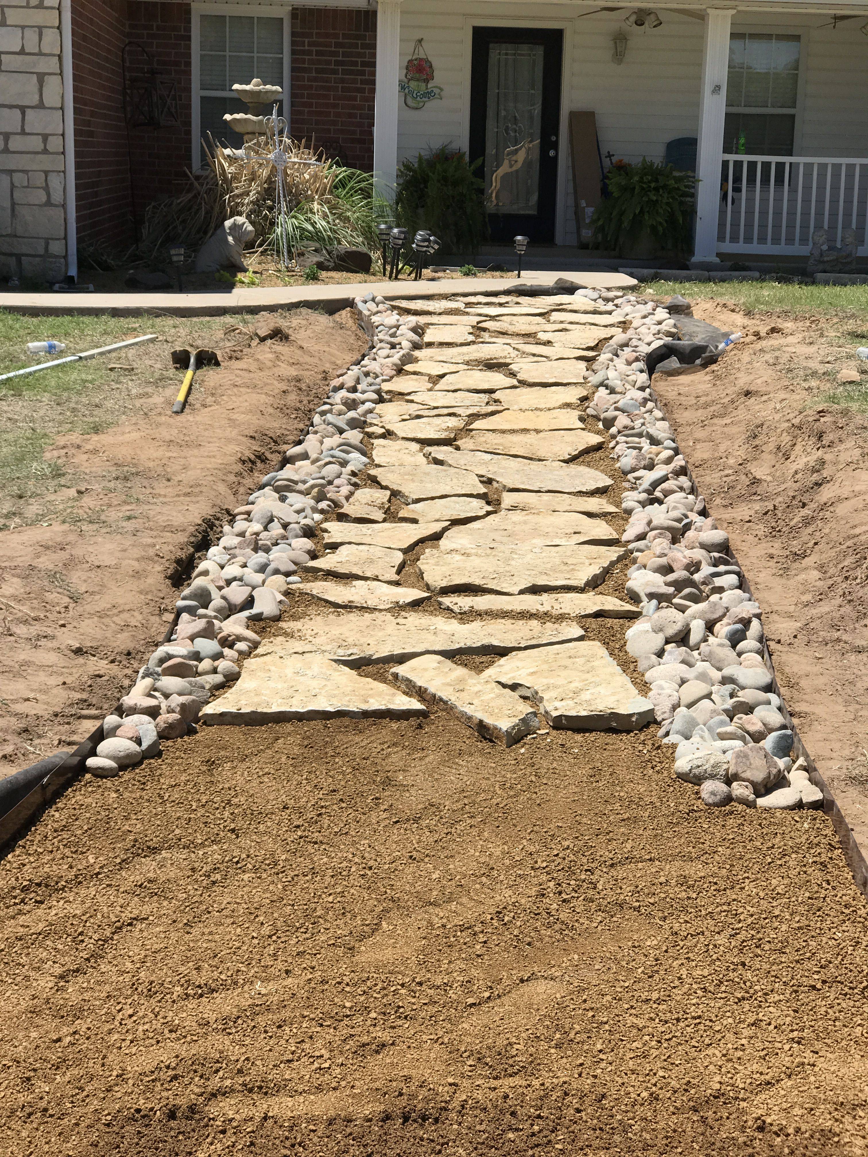 Flagstone Walkway