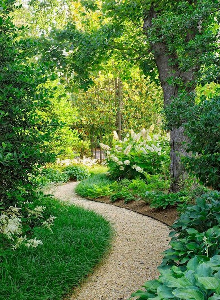Beautiful Backyard Garden Path
