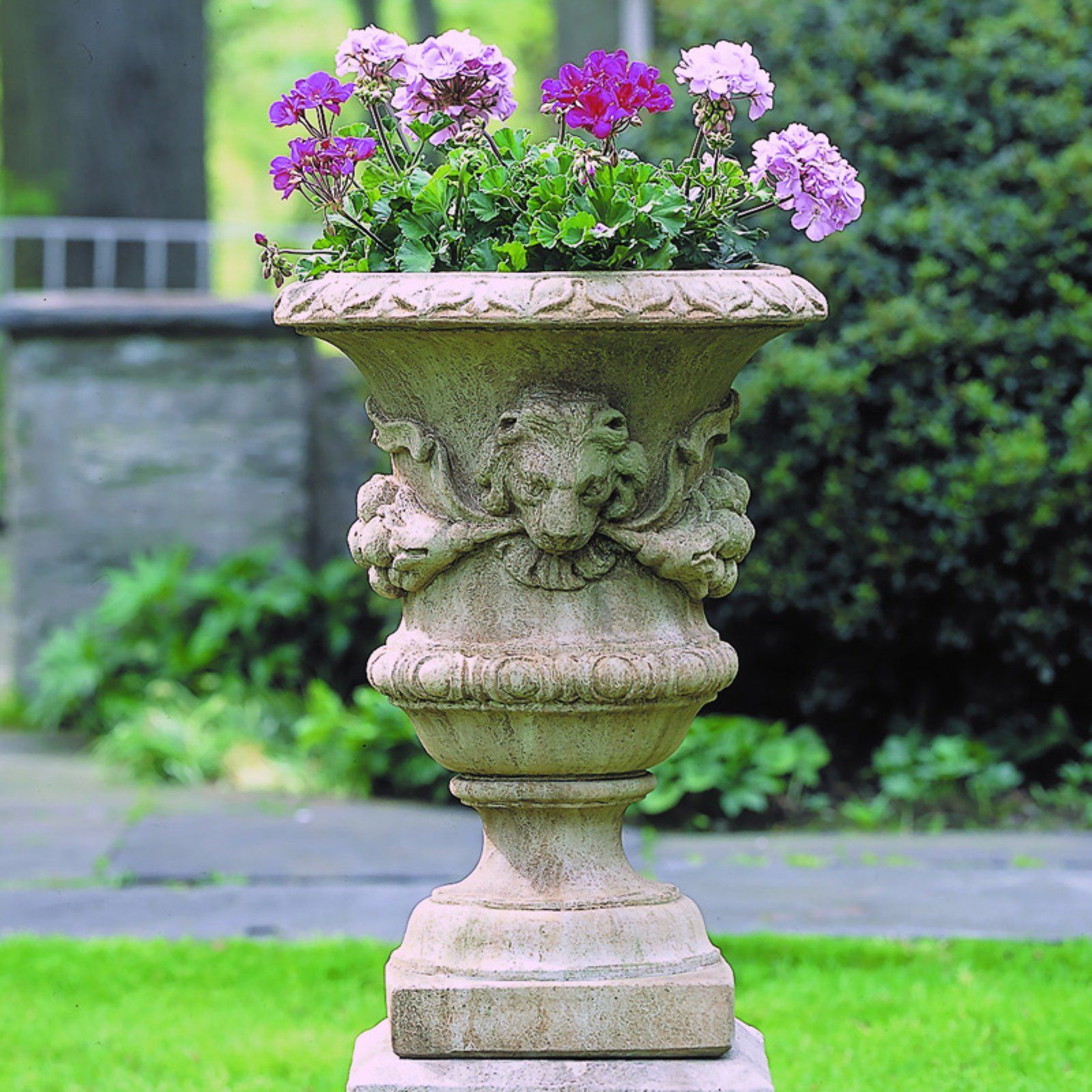 Victorian Stone Plant Tazza Large Garden Planter