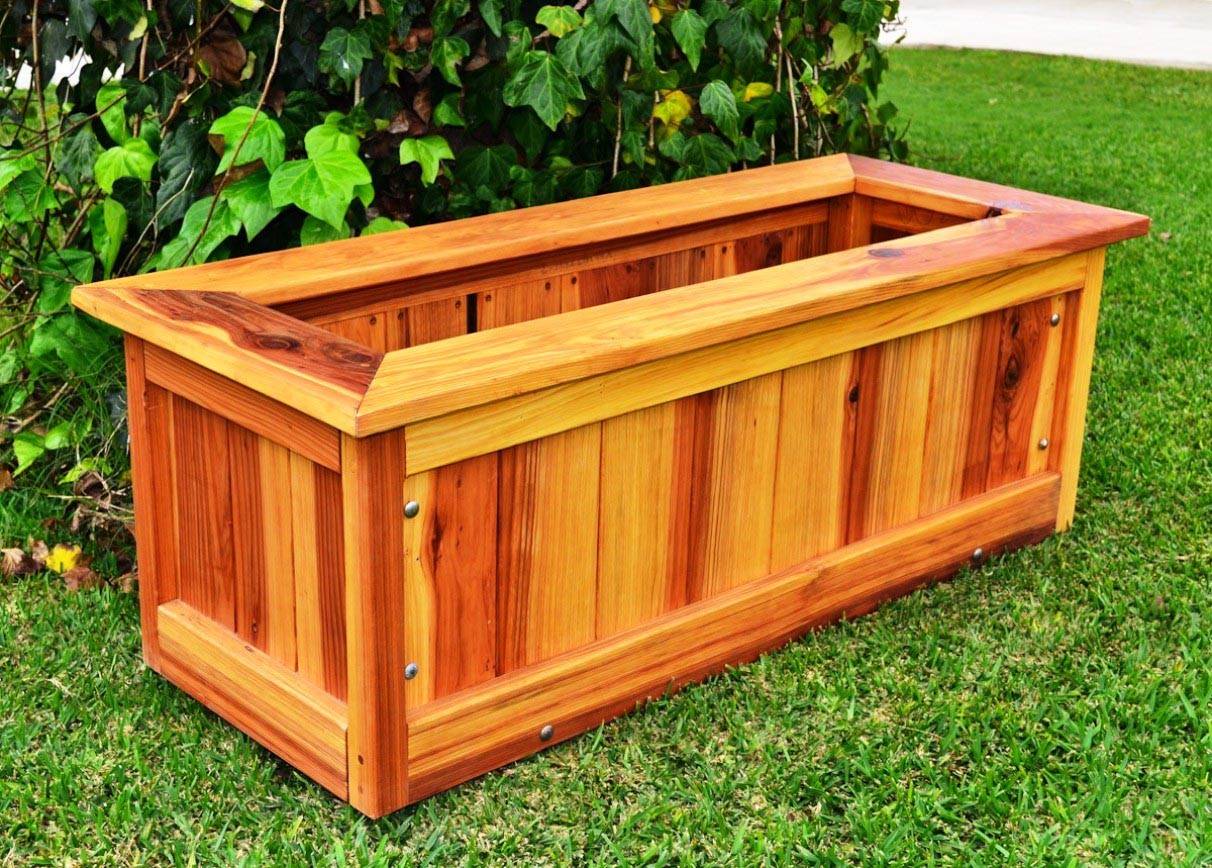 Stunning Wooden Garden Planters Ideas Try Page