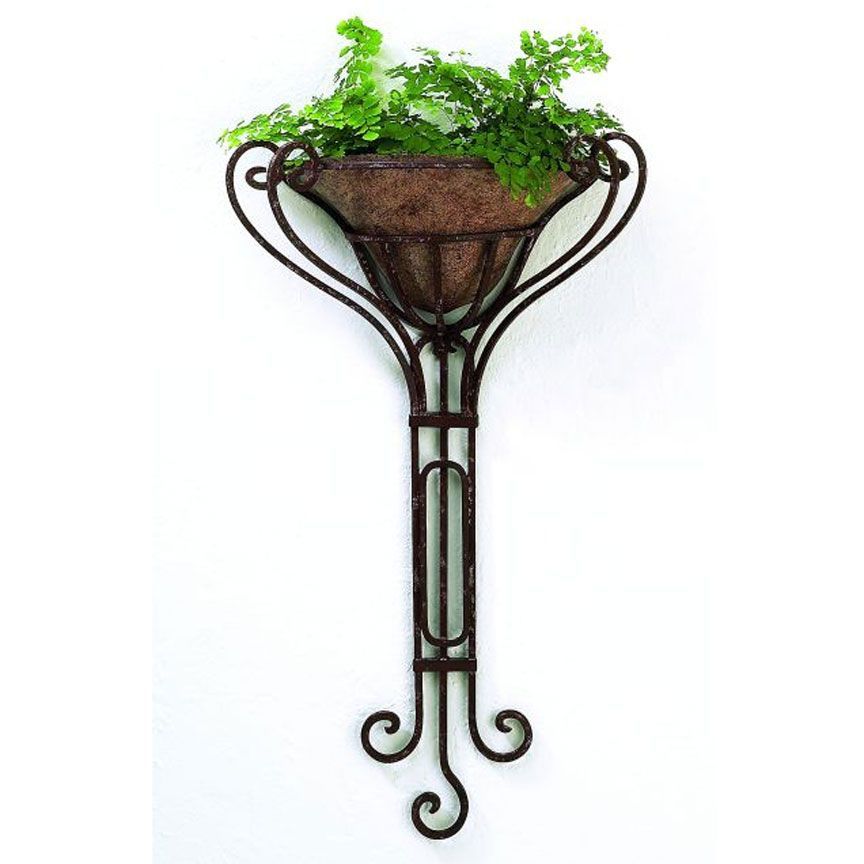 Cast Iron Wall Planter