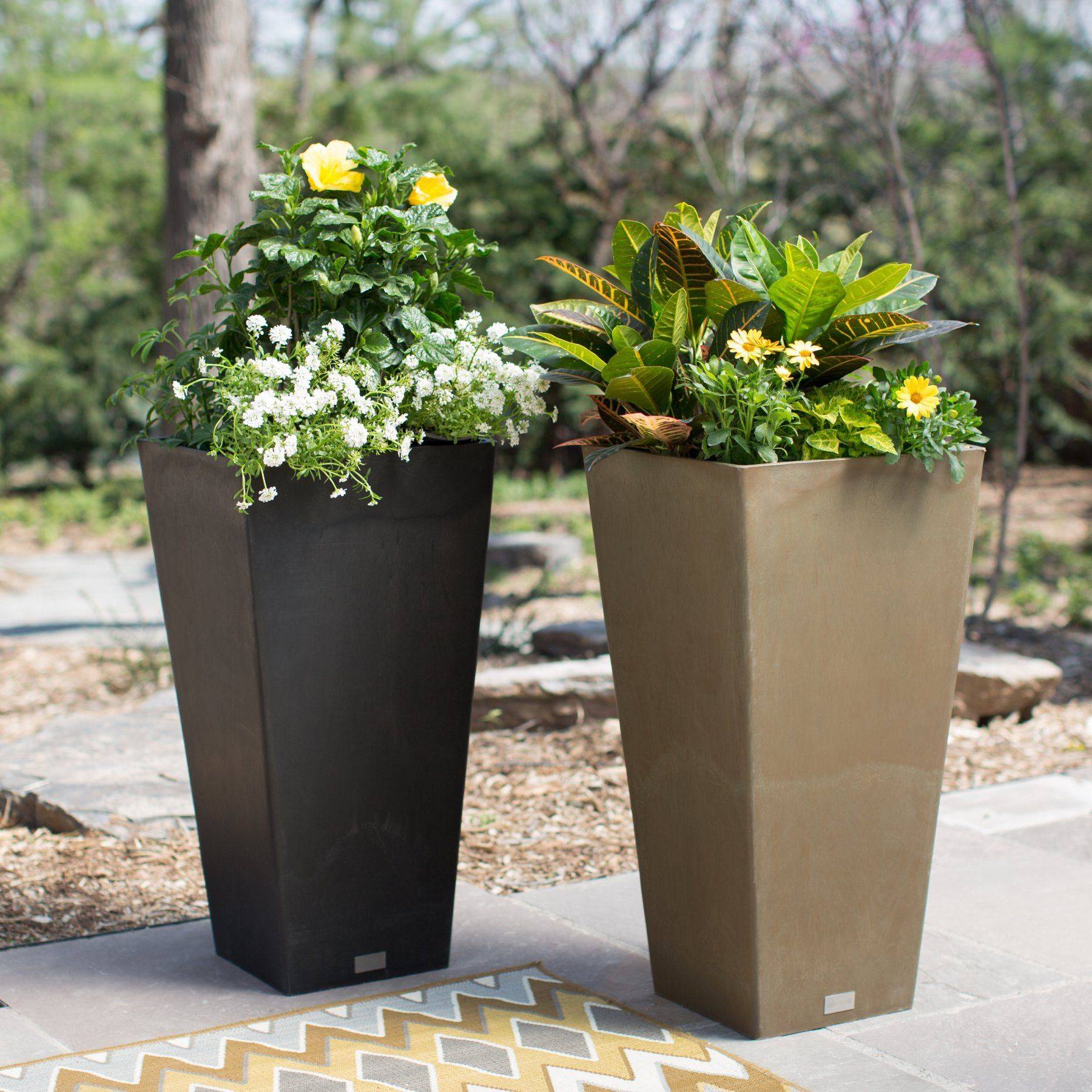 Tall Pots Planters Ideas