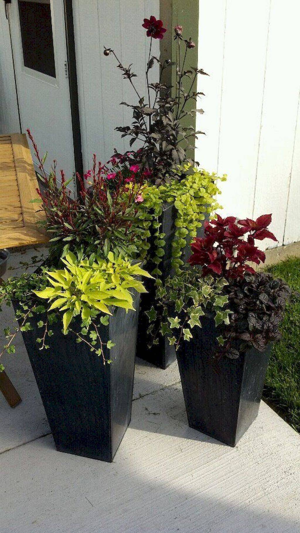 Simple Container Garden Flowers Ideas