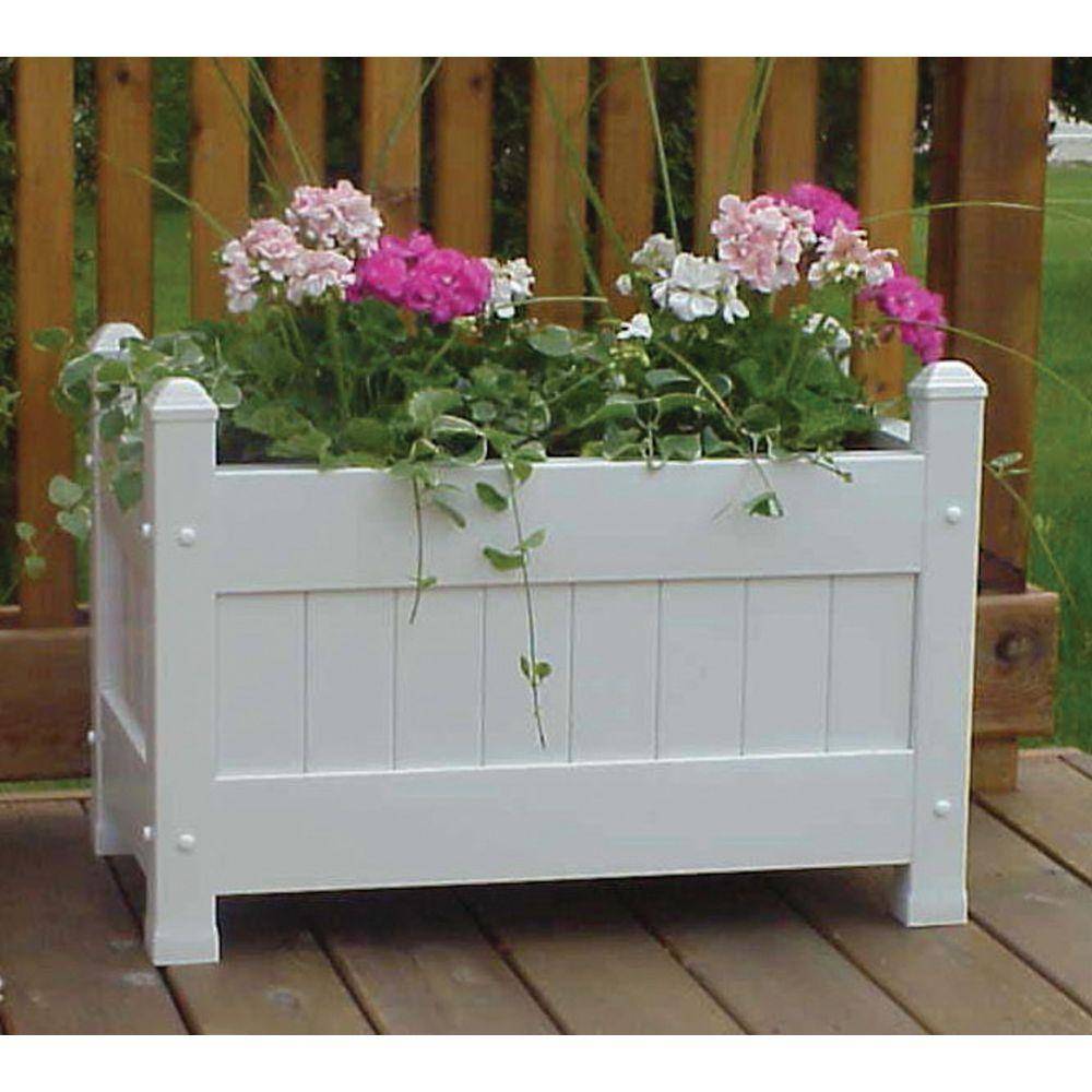 23 White Garden Planters Ideas You Must Look SharonSable