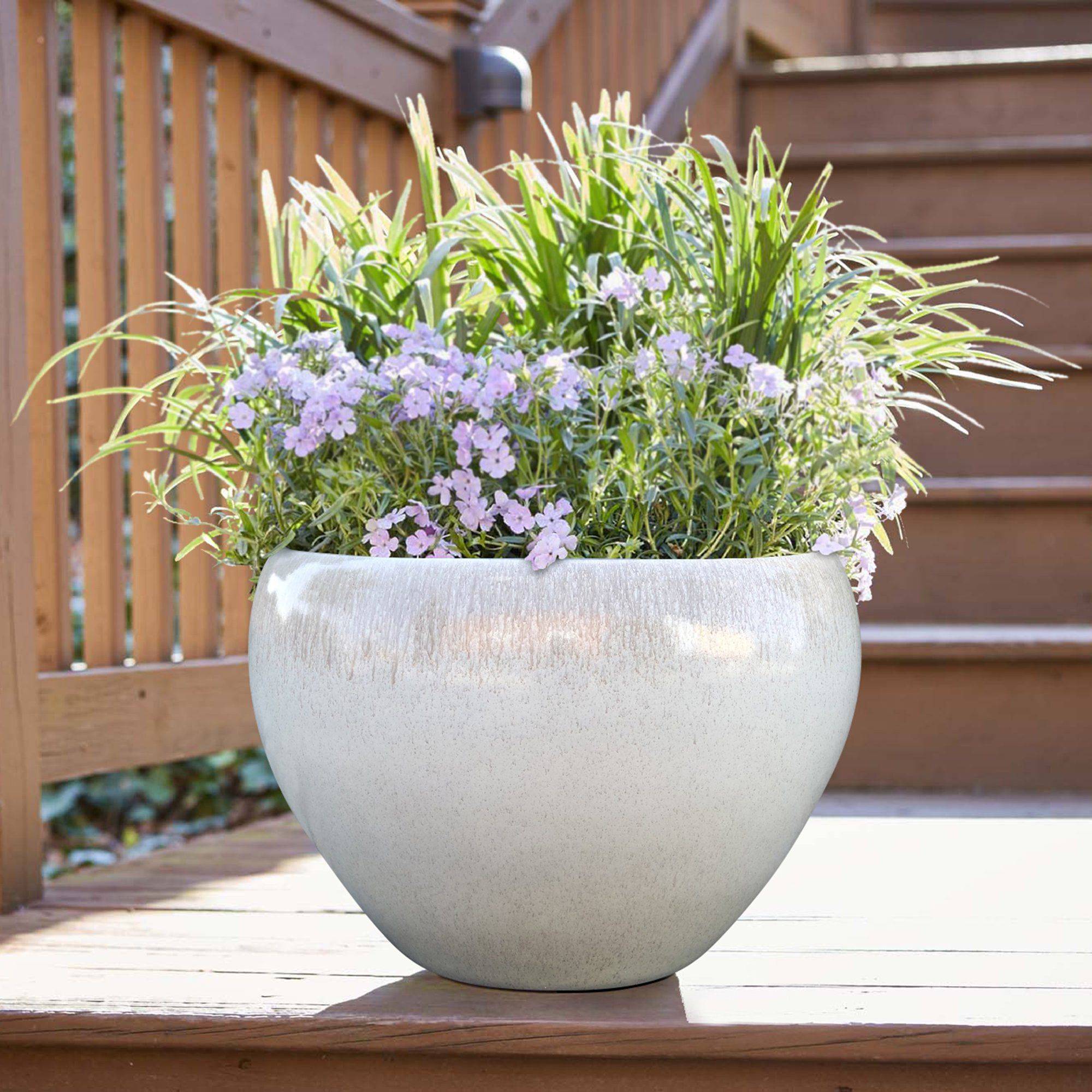 23 White Garden Planters Ideas You Must Look SharonSable