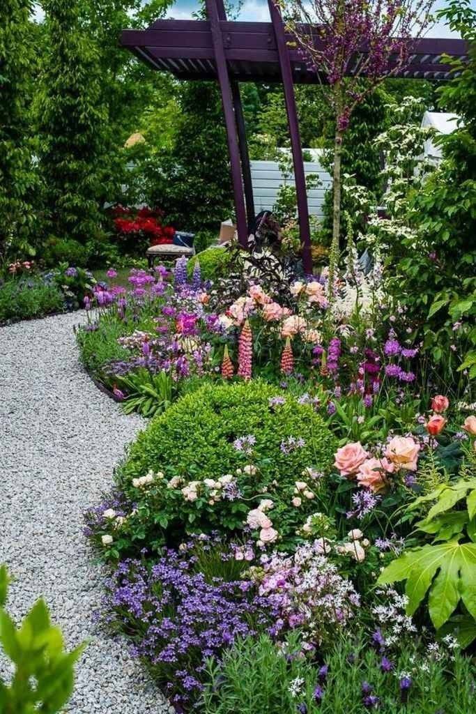 Beautiful Front Yard Cottage Garden Landscaping Ideas Homixover